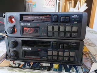 2 Radios Philips Coche Clásico