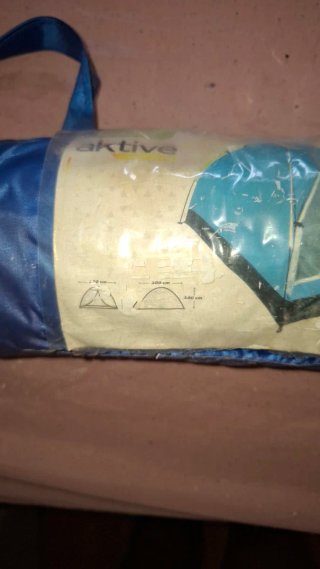 Tienda de campaña Aktive azul