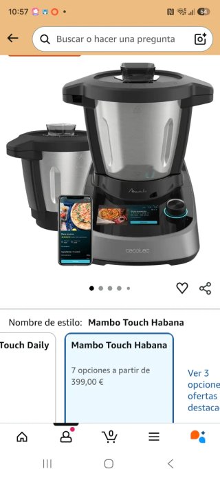 Robot Mambo Cecotec + Jarra Habana