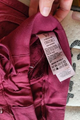 Pantalones E9 escalada mujer rojos
