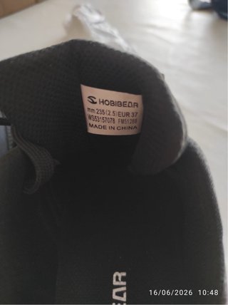 Zapatillas barefoot Hobibear negras