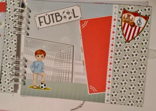 Álbum Comunión Niño Fútbol Adrián