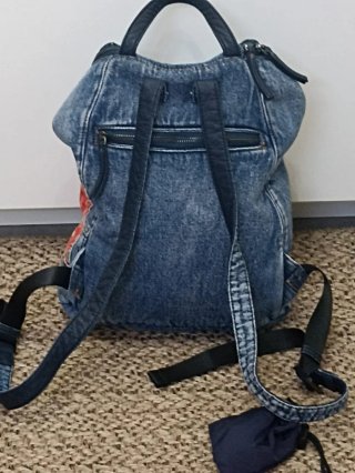 Mochila Desigual vaquera patchwork