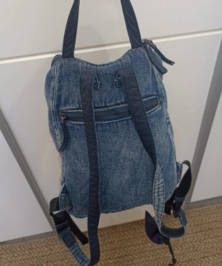 Mochila Desigual vaquera patchwork