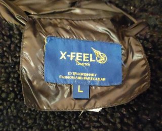 Piumino Uomo Double-Face X-Feel Nero Lucido /Teddy