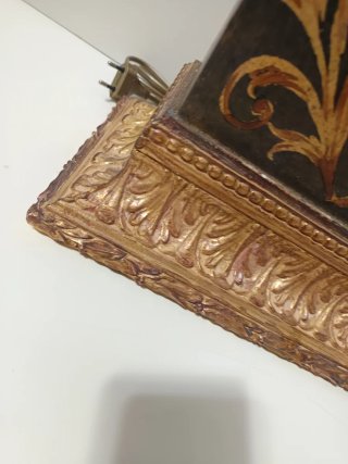 Lampada dipinta a mano con cherubini