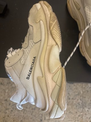 Zapatillas Balenciaga Talla 38 Beige/Blanco