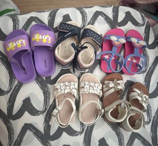 Sandalias Niña Verano Lote 5 Pares