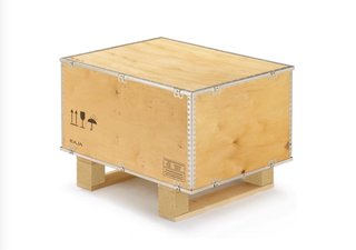 Caja de madera y metal Raja