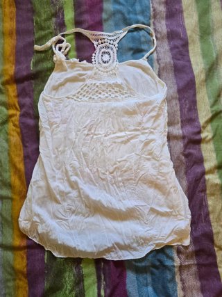 Blusa sin mangas ibicenca crochet