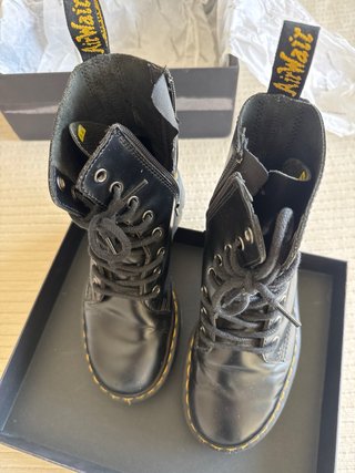 Stivali Dr. Martens a Piattaforma Neri