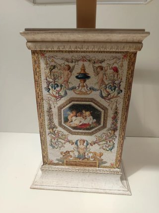 Lampada stampa semi dipinta