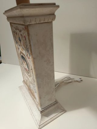 Lampada stampa semi dipinta