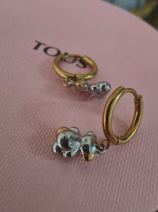Pendientes bicolor