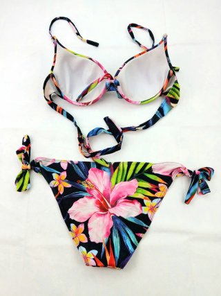 Bikini Shein Estampado Tropical Y2K