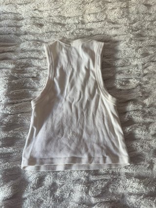 Camiseta sin mangas con estampado de sol
