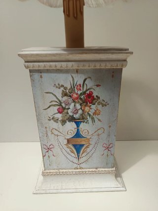 Lampada decorativa dipinta a mano