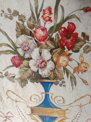Lampada decorativa dipinta a mano