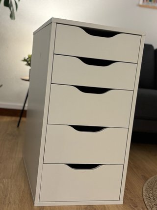 Cajonera ALEX ikea, blanco, 36x70 cm