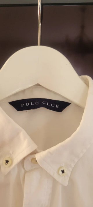 Camisa Massimo Dutti Rayas y Puntos Azul/Blanco