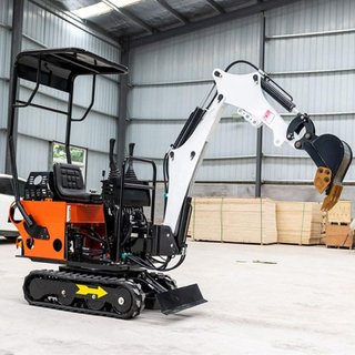 Miniexcavadora con cabina