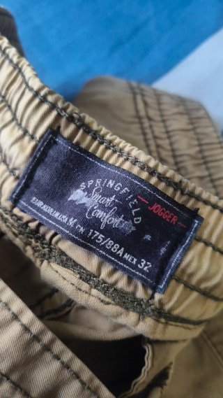 Pantalones Chinos Hombre Azul, Gris y beige