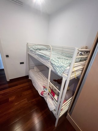 Cama Litera Ikea Blanca Metálica