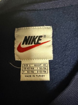 Sudadera Vintage Nike Azul