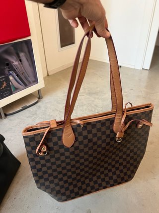 Bolso Clásico Mujer Marrón y Negro