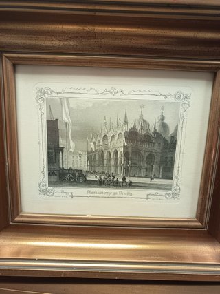 Cuadro grabado Basílica de San Marcos