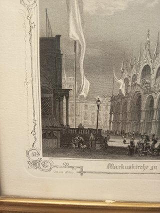 Cuadro grabado Basílica de San Marcos