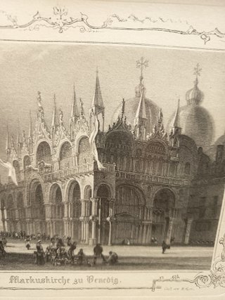 Cuadro grabado Basílica de San Marcos