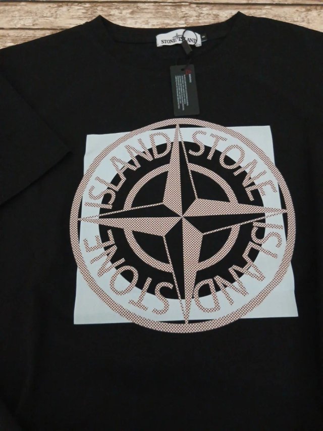 Camiseta Stone Island Negra Talla S