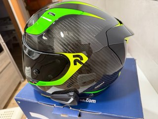 Casco HJC RPHA 11 Carbon Verde + SMART HJC 20B