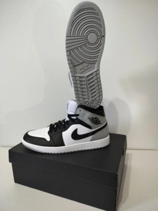 Jordan 1 Mid Sneakers Leather Men's