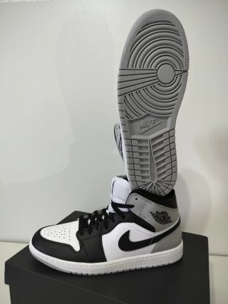 Jordan 1 Mid Sneakers Leather Men's