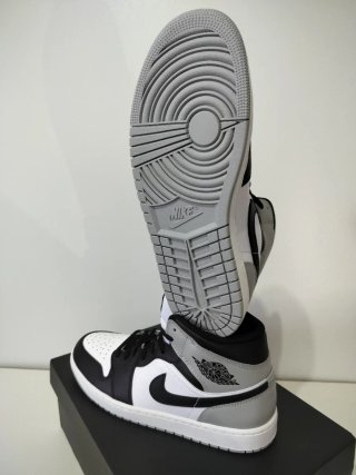 Jordan 1 Mid Sneakers Leather Men's