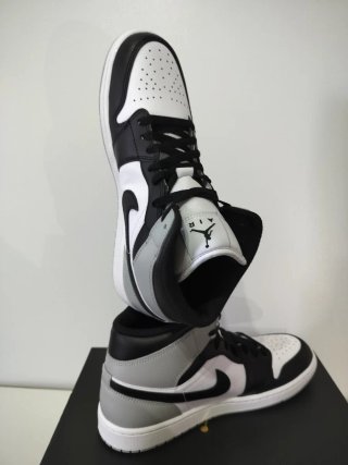 Jordan 1 Mid Sneakers Leather Men's