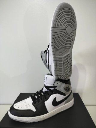 Jordan 1 Mid Sneakers Leather Men's