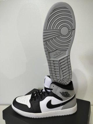 Jordan 1 Mid Sneakers Leather Men's
