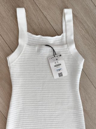 Vestido largo Bershka blanco nuevo