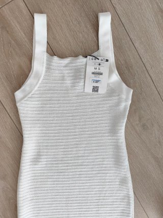 Vestido largo Bershka blanco nuevo