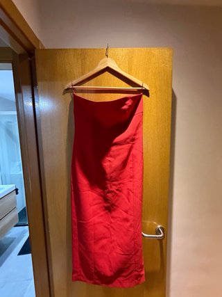 Vestido Zara Rojo Talla M Nuevo