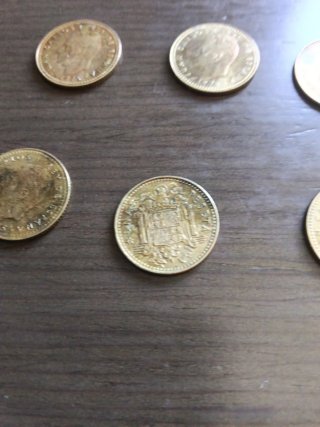 10 Monedas 1 Peseta 1975