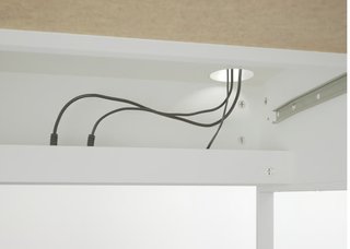 Escritorio IKEA blanco 2 cajones