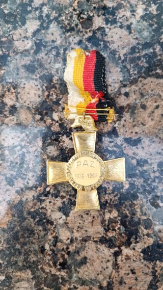 Medalla Paz 1939-1964 Franco