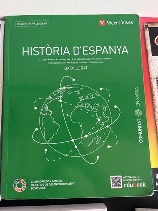 Història d'Espanya Batxillerat 2. Comunitat Val...