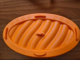 Ciotola in silicone con coperchio