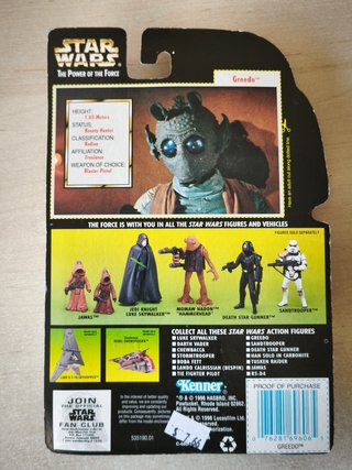 Star Wars Greedo Figura 3.75 The Power of the Forc