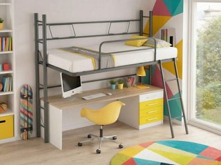 CAMA ALTA ABATIBLE HORIZONTAL NYC.